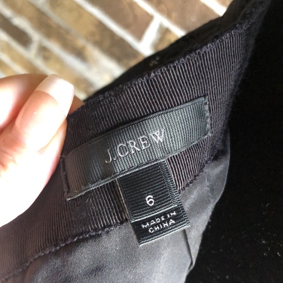 J. Crew striped eyelet skirt in black - Picture 7 of 11